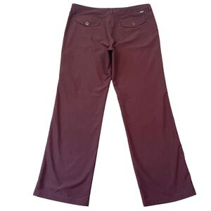 Patagonia Womens Burgundy Straight Relaxed Leg Casual Trouser Pants Plus Size 14